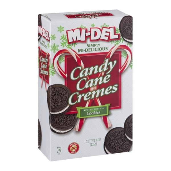 slide 1 of 1, MI-Del Mi-del Simply Mi-delicious Candy Cane Cremes, 9 oz