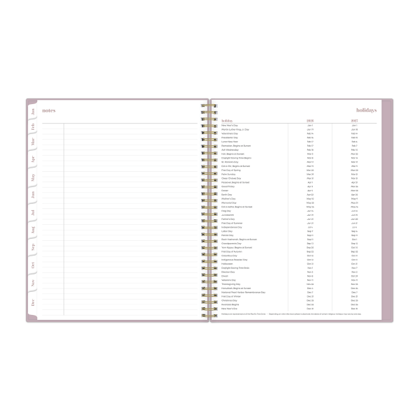 slide 3 of 8, Blue Sky 2026 Blue Sky Belinda Selene Weekly/Monthly Planner, 8-1/2"" x 11"", Light Purple, January To December, 155742, 1 ct