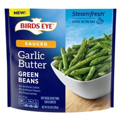 Birds Eye Garlic Butter Green Beans, Frozen Vegetables, 10.8 oz.