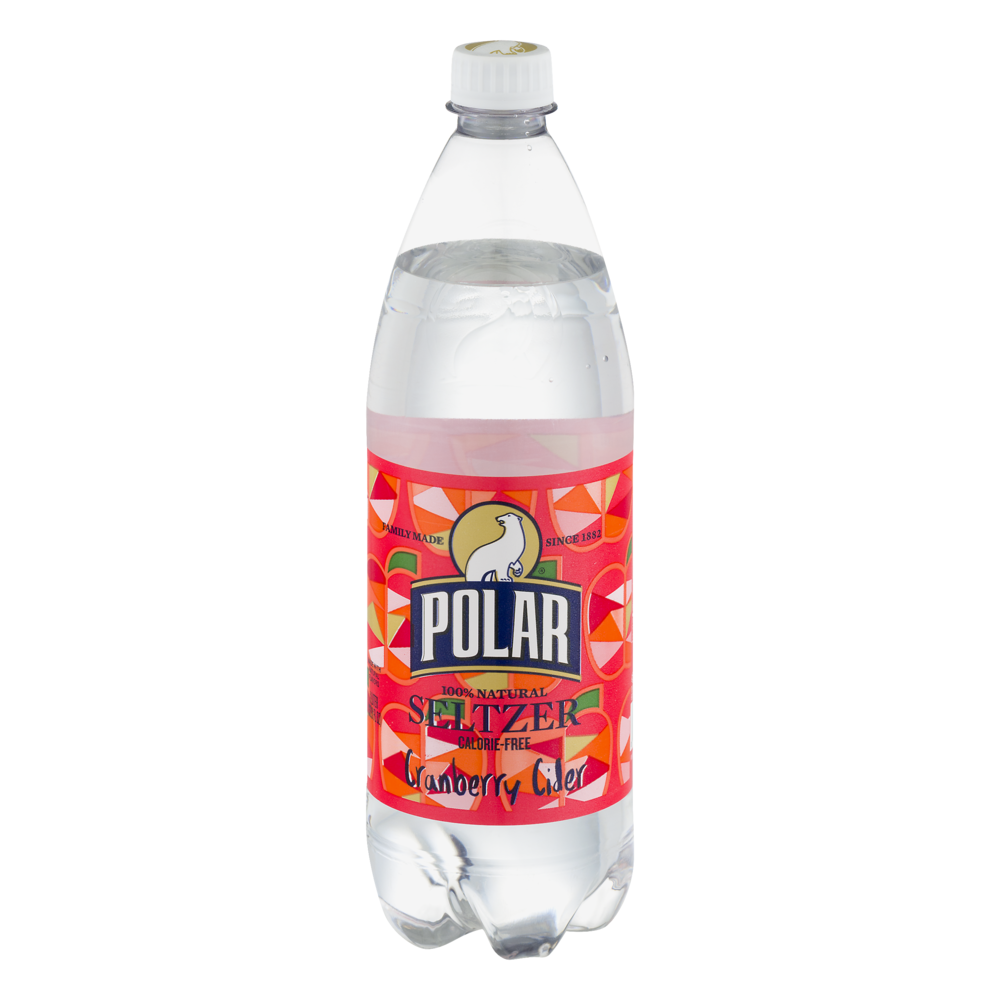 slide 1 of 1, Polar Beverages Polar Seltzer Cranberry Cider - 33.8 fl oz, 33.8 fl oz