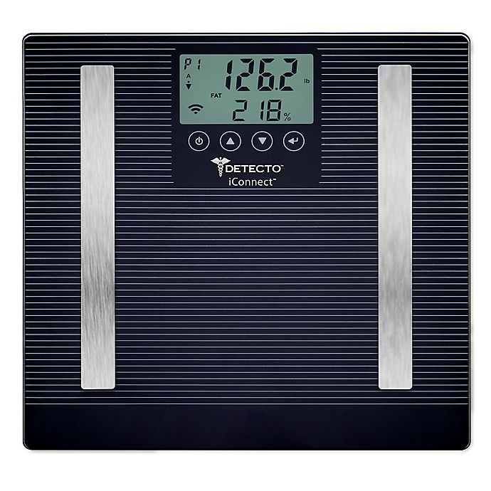 slide 1 of 1, Detecto iConnect Smart LCD 8-in-1 Digital Scale, 1 ct