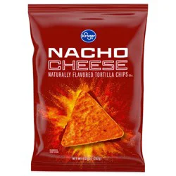 Kroger Nacho Cheese Tortilla Chips - 9.25 oz