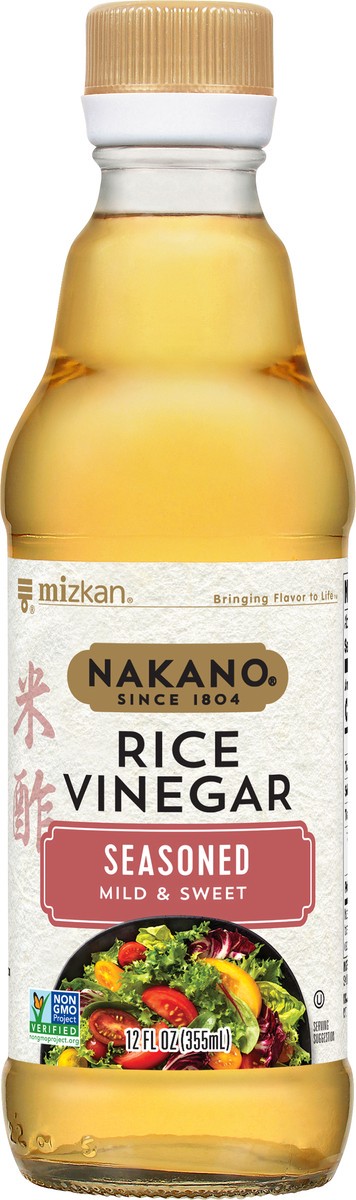 slide 6 of 9, Nakano Seasoned Mild & Sweet Rice Vinegar 12 fl oz, 12 fl oz