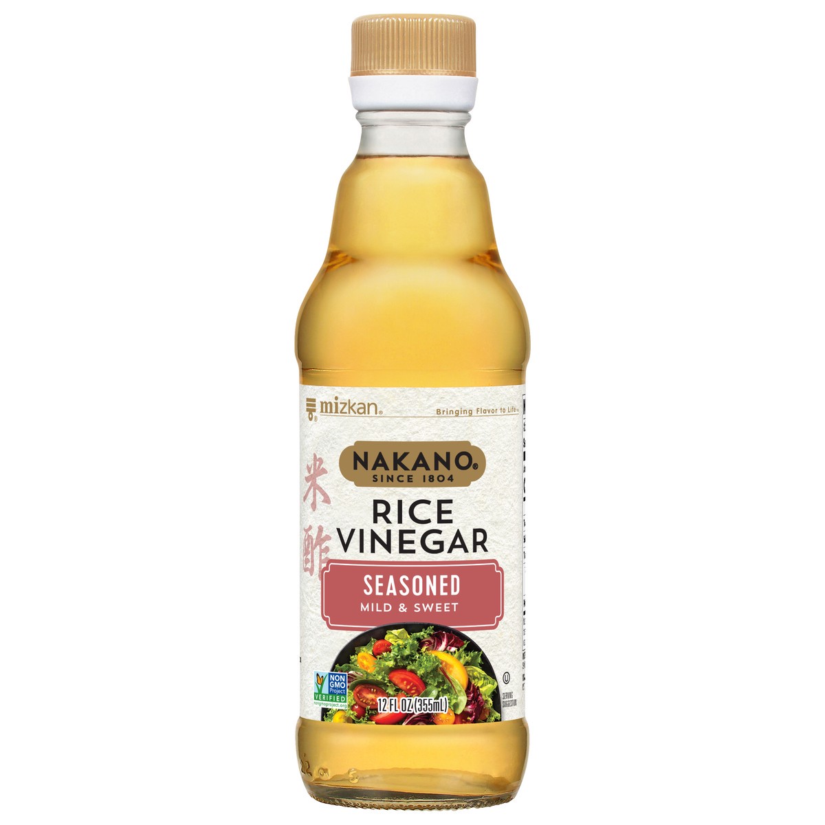 slide 1 of 9, Nakano Seasoned Mild & Sweet Rice Vinegar 12 fl oz, 12 fl oz