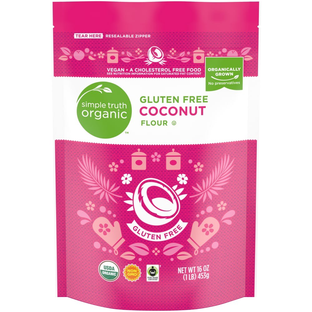 slide 2 of 3, Simple Truth Organic Gluten Free Coconut Flour, 16 oz