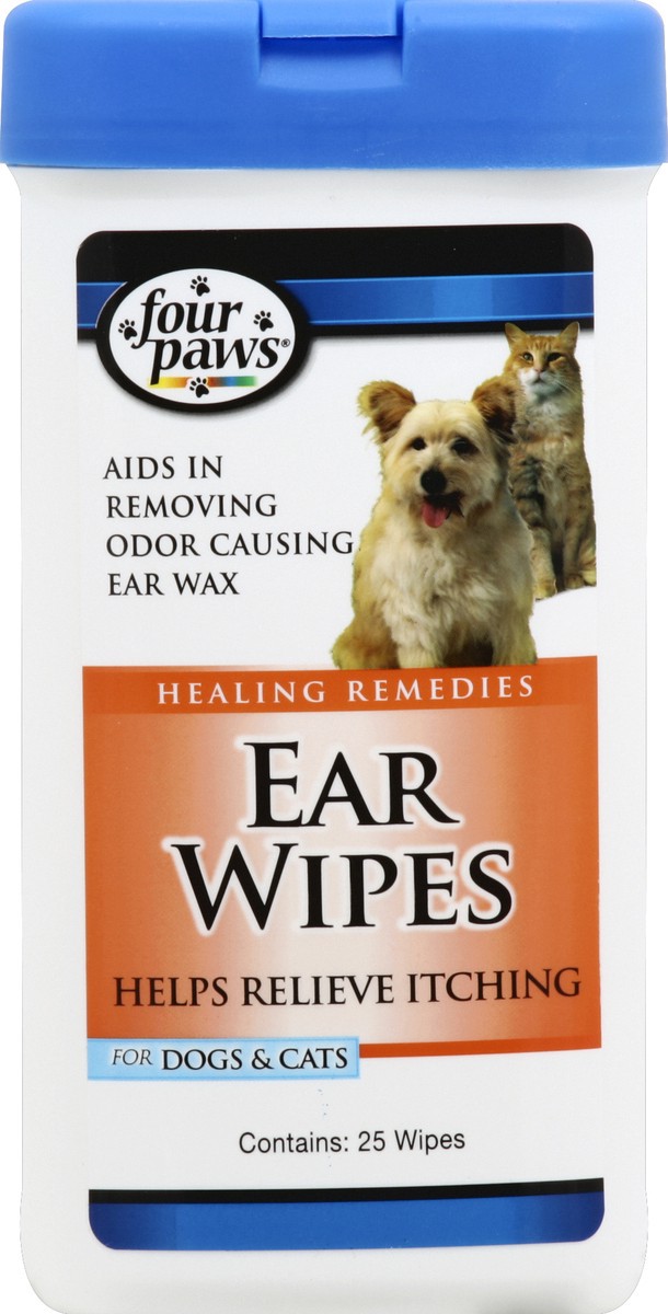 slide 2 of 2, Four Paws Ear Wipes 25 ea, 1 cnt