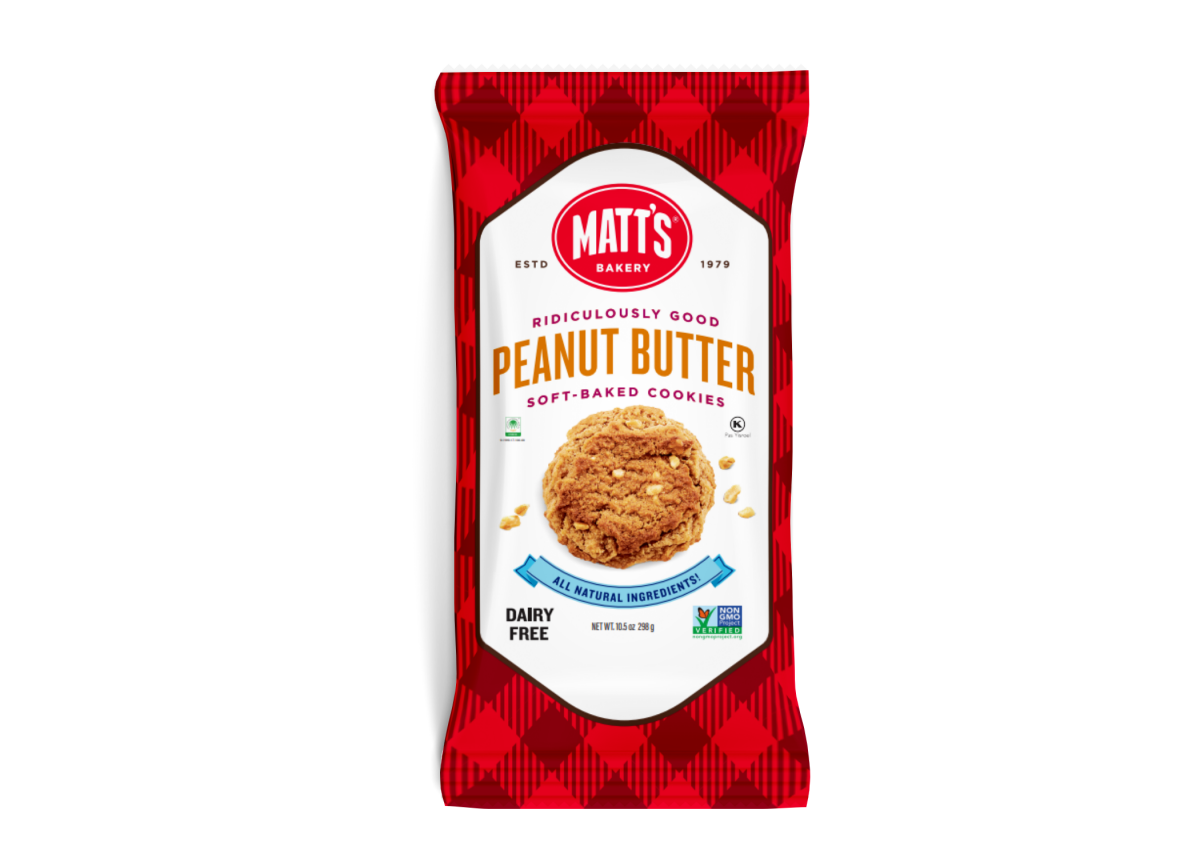 slide 1 of 4, Matt's Bakery Soft-Baked Peanut Butter Cookies 10.5 oz, 10.5 oz