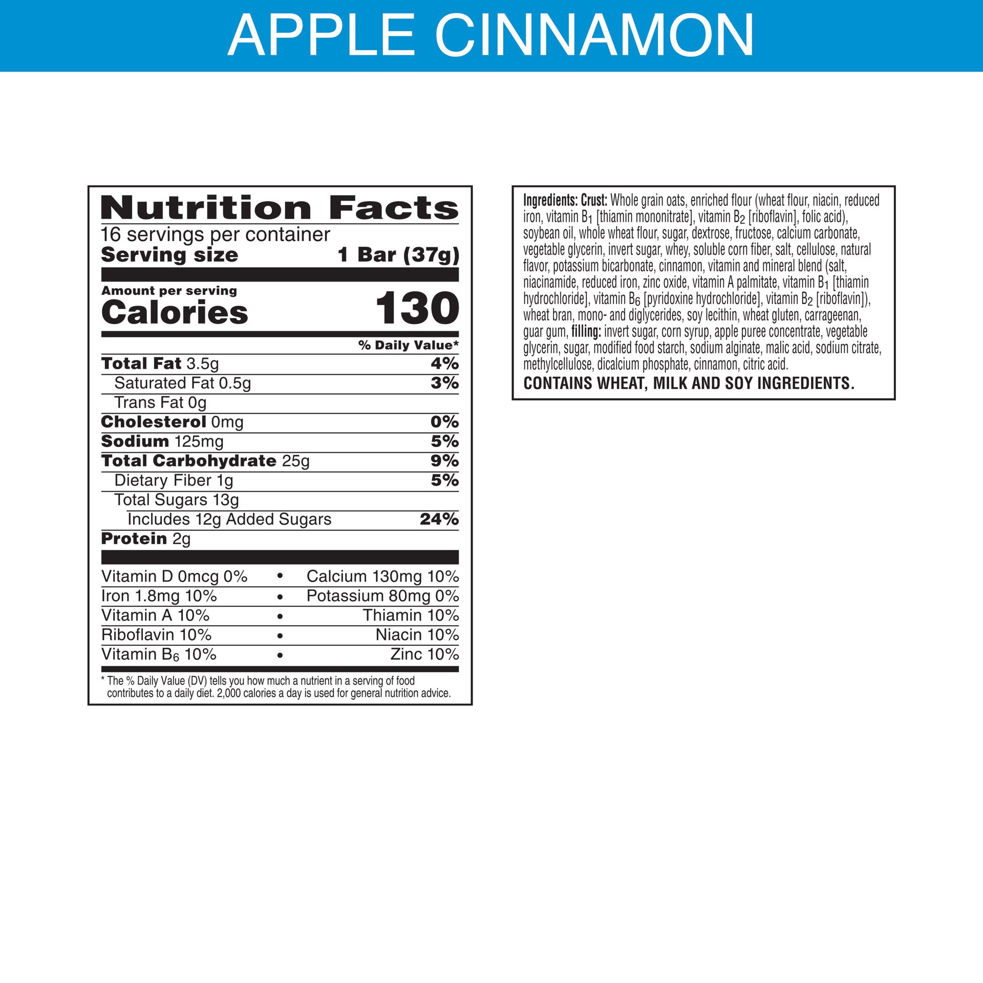 slide 2 of 5, Nutrigrain Kellogg's Nutrigrain Apple Cinnamon Bars, 20.8 oz