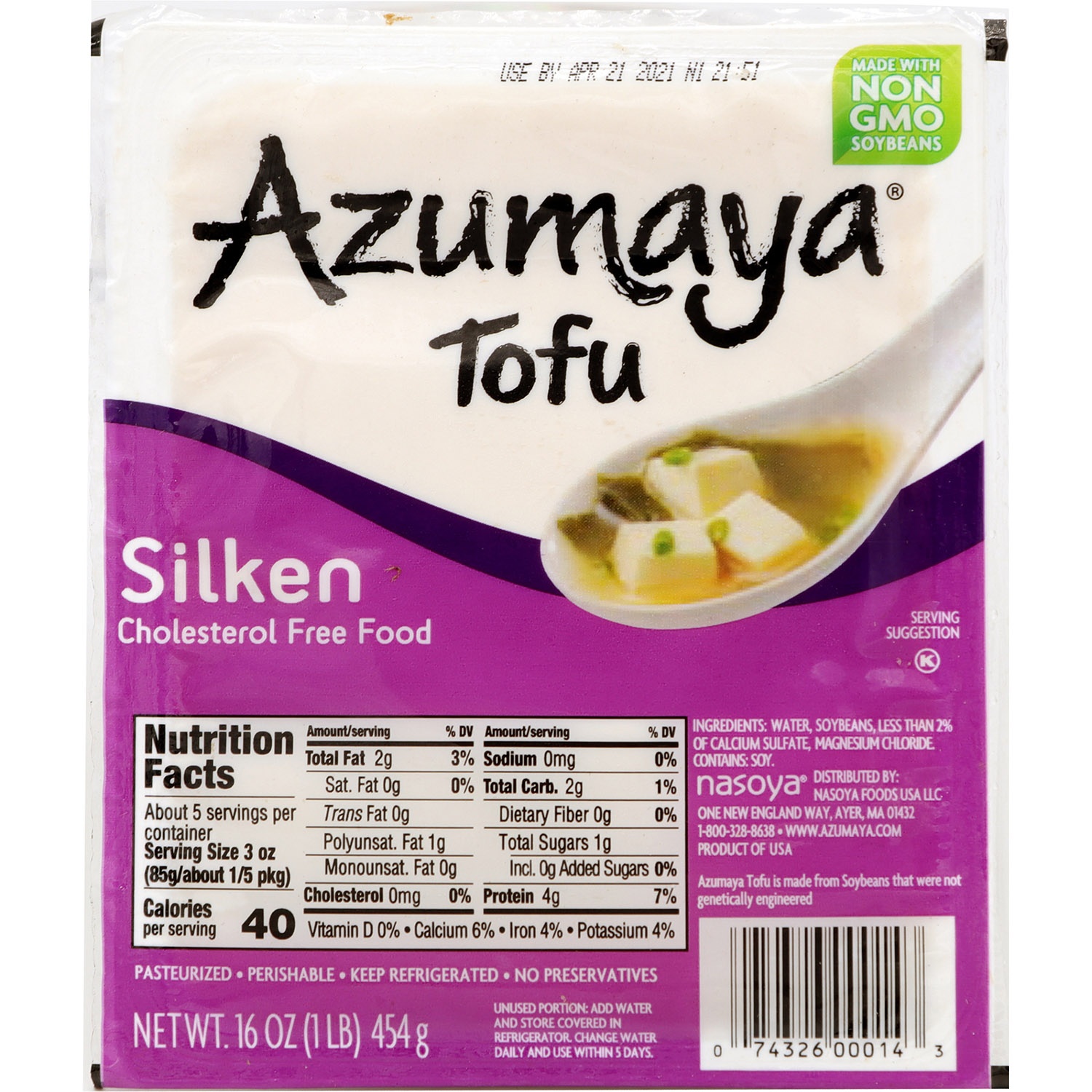 slide 1 of 1, Azumaya Tofu Silken, 16 oz