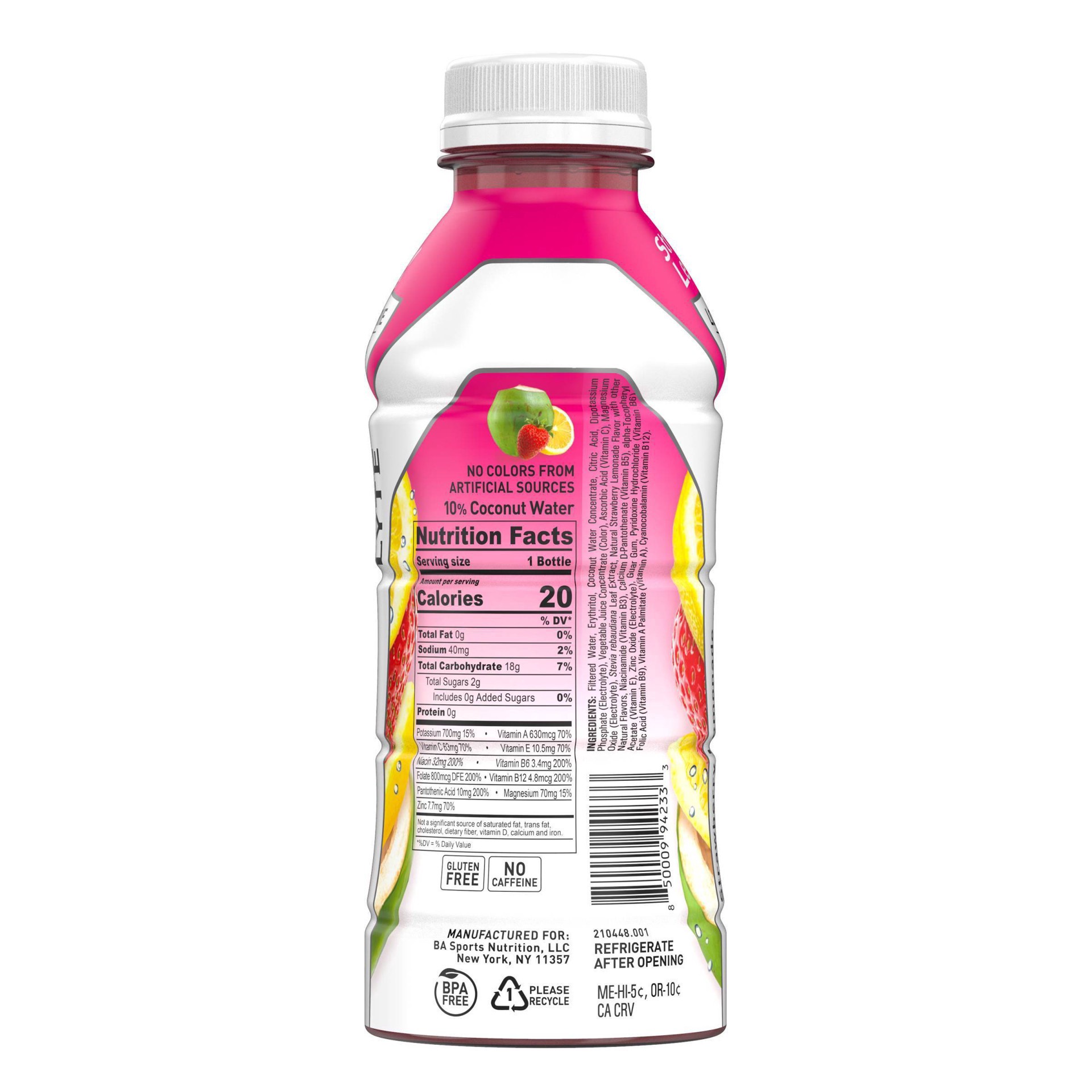 slide 5 of 9, BODYARMOR Lyte Strawberry Lemonade Sports Drink, 16 oz