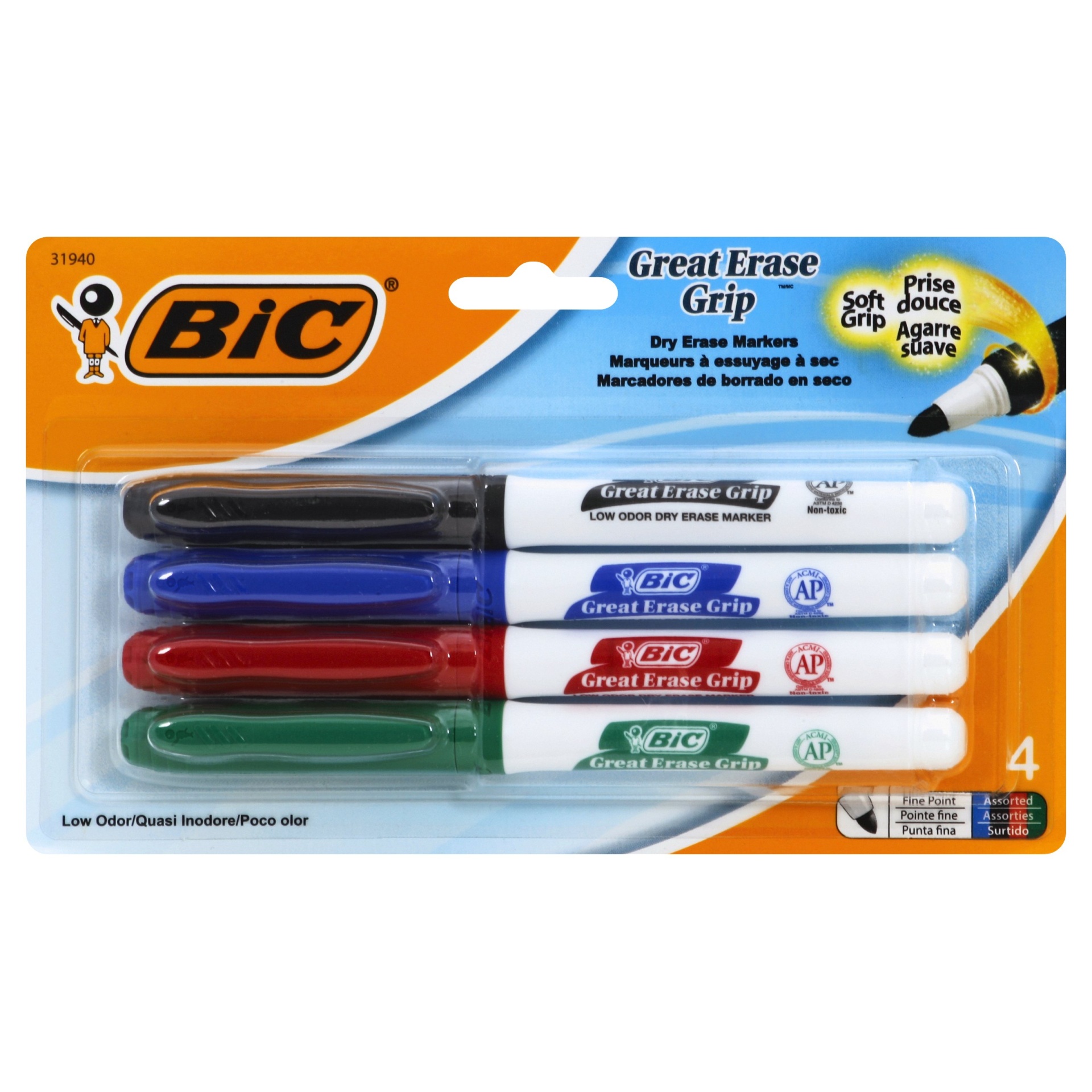 BIC Great Erase Grip Dry Erase Markers Shipt