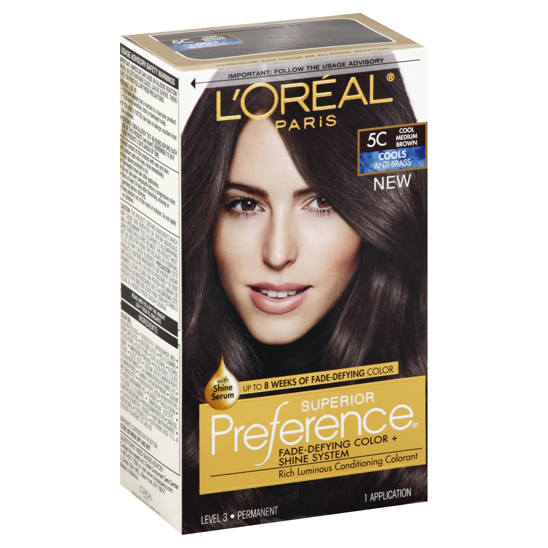 loreal anti brass hair dye