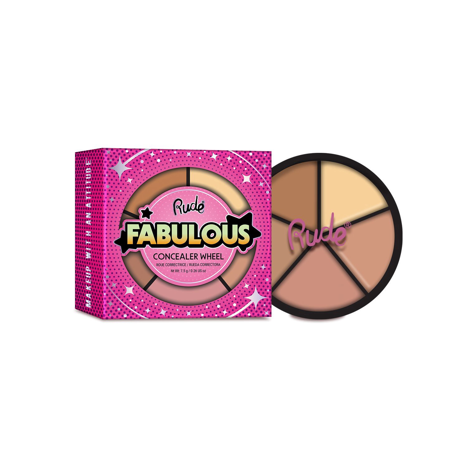 slide 1 of 1, Fab Concealer Wheel Light, 0.23 oz