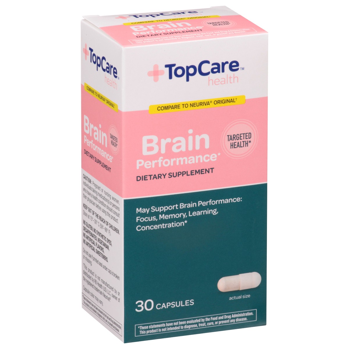 slide 4 of 19, TopCare Health Brain Performance 30 Capsules, 30 ct