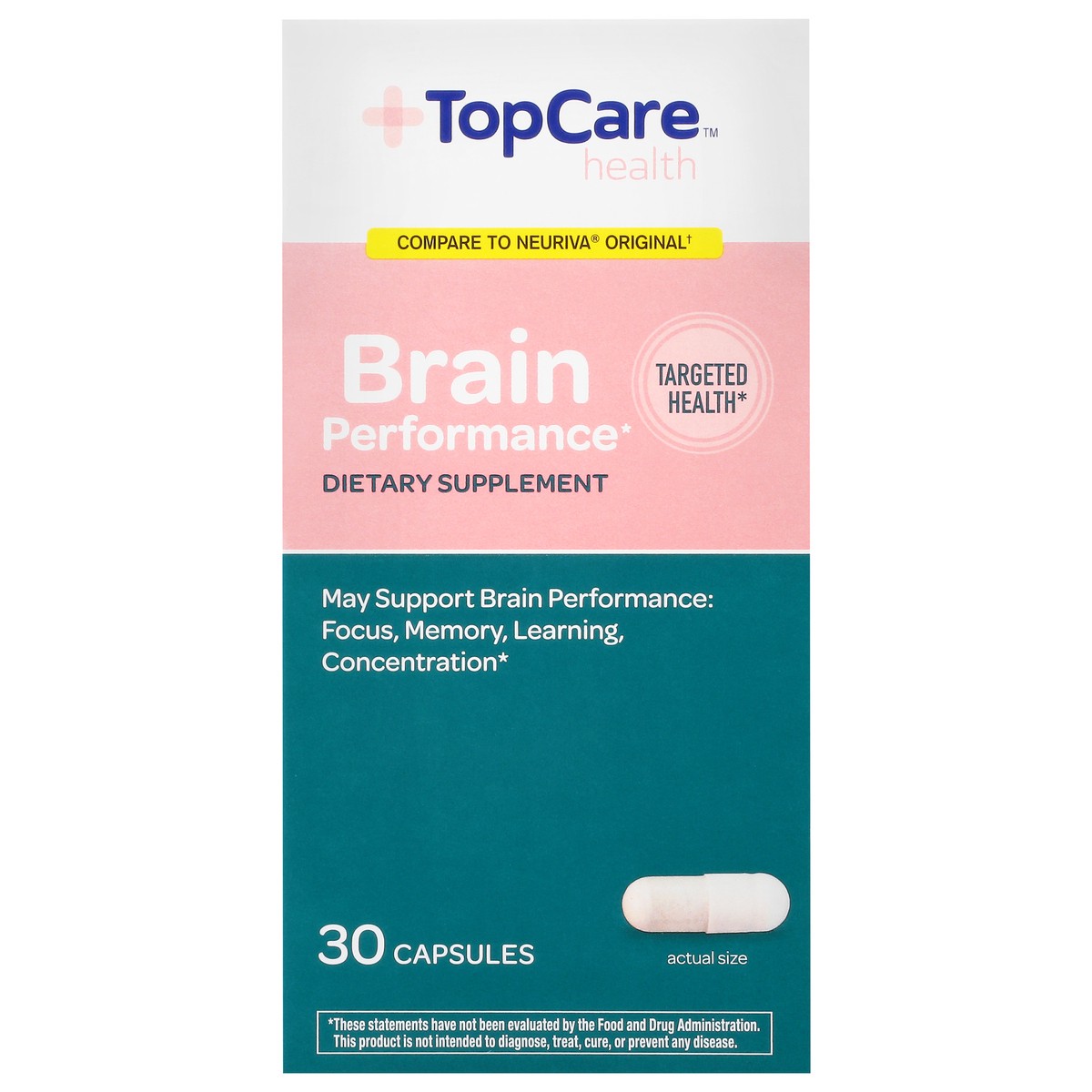 slide 17 of 19, TopCare Health Brain Performance 30 Capsules, 30 ct