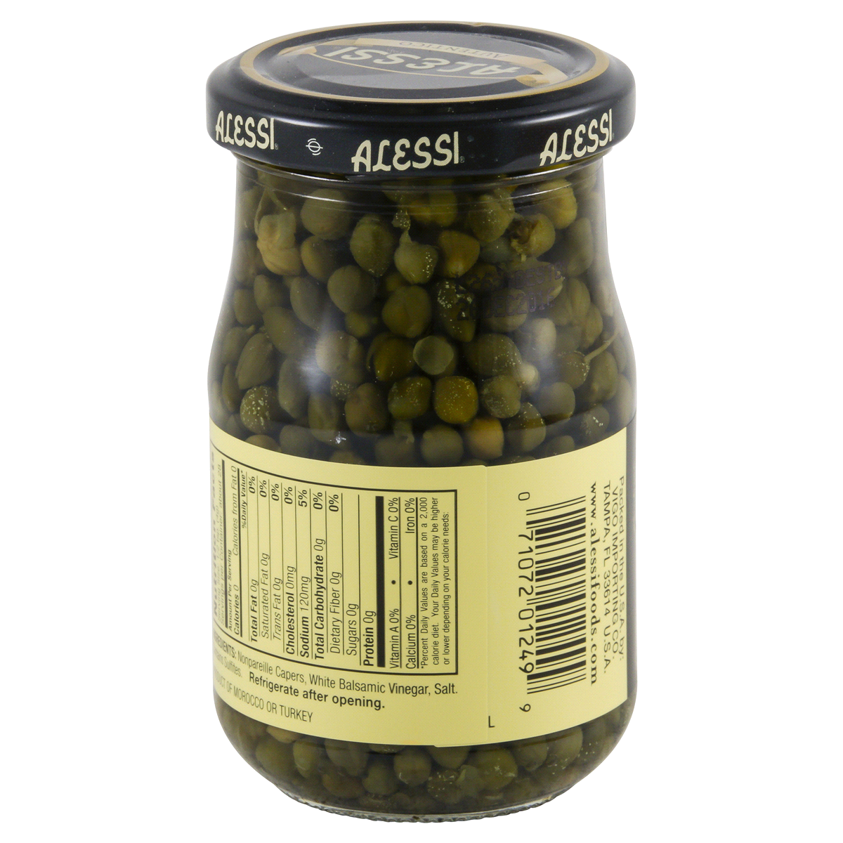 slide 2 of 4, Alessi Balsamic Capers, 7 oz
