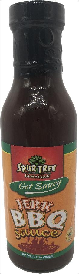 slide 1 of 1, Spur Tree Jamaican Jamaican Jerk Bbq Sauce, 12 fl oz