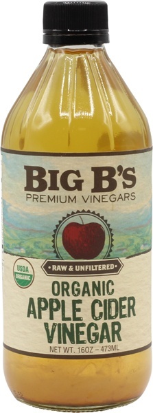 slide 1 of 1, Big B's Organic Apple Cider Vinegar, 16 oz