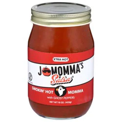 JoMomma's Xtra Hot Smokin' Hot Momma Salsa 16 oz