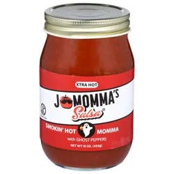 JoMomma's Xtra Hot Smokin' Hot Momma Salsa 16 oz