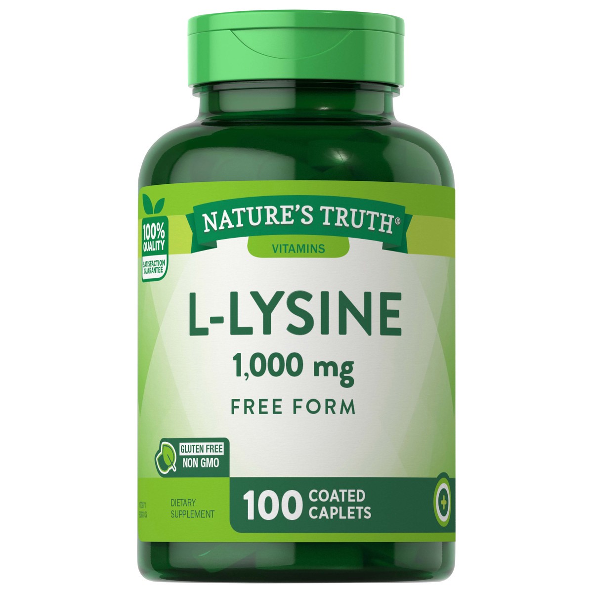 slide 1 of 5, Nature's Truth L-Lysine, 100 ct; 1000 mg