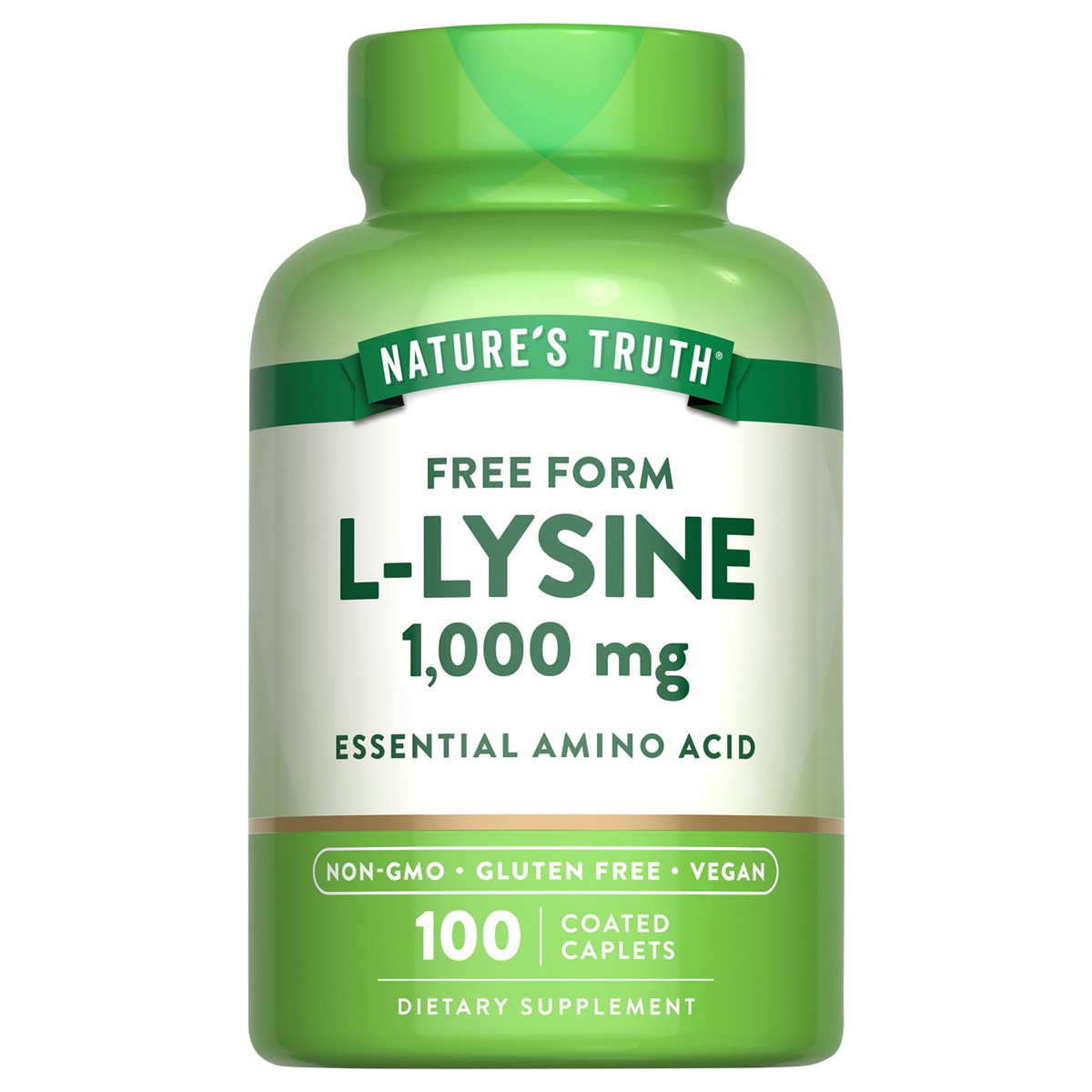 slide 1 of 5, Nature's Truth L-Lysine, 100 ct; 1000 mg