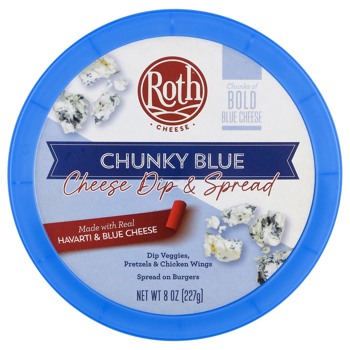 slide 13 of 16, Roth Chunky Blue Cheese Dip & Spread, 8 oz