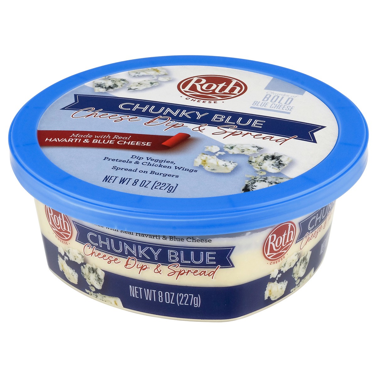 slide 11 of 16, Roth Chunky Blue Cheese Dip & Spread, 8 oz