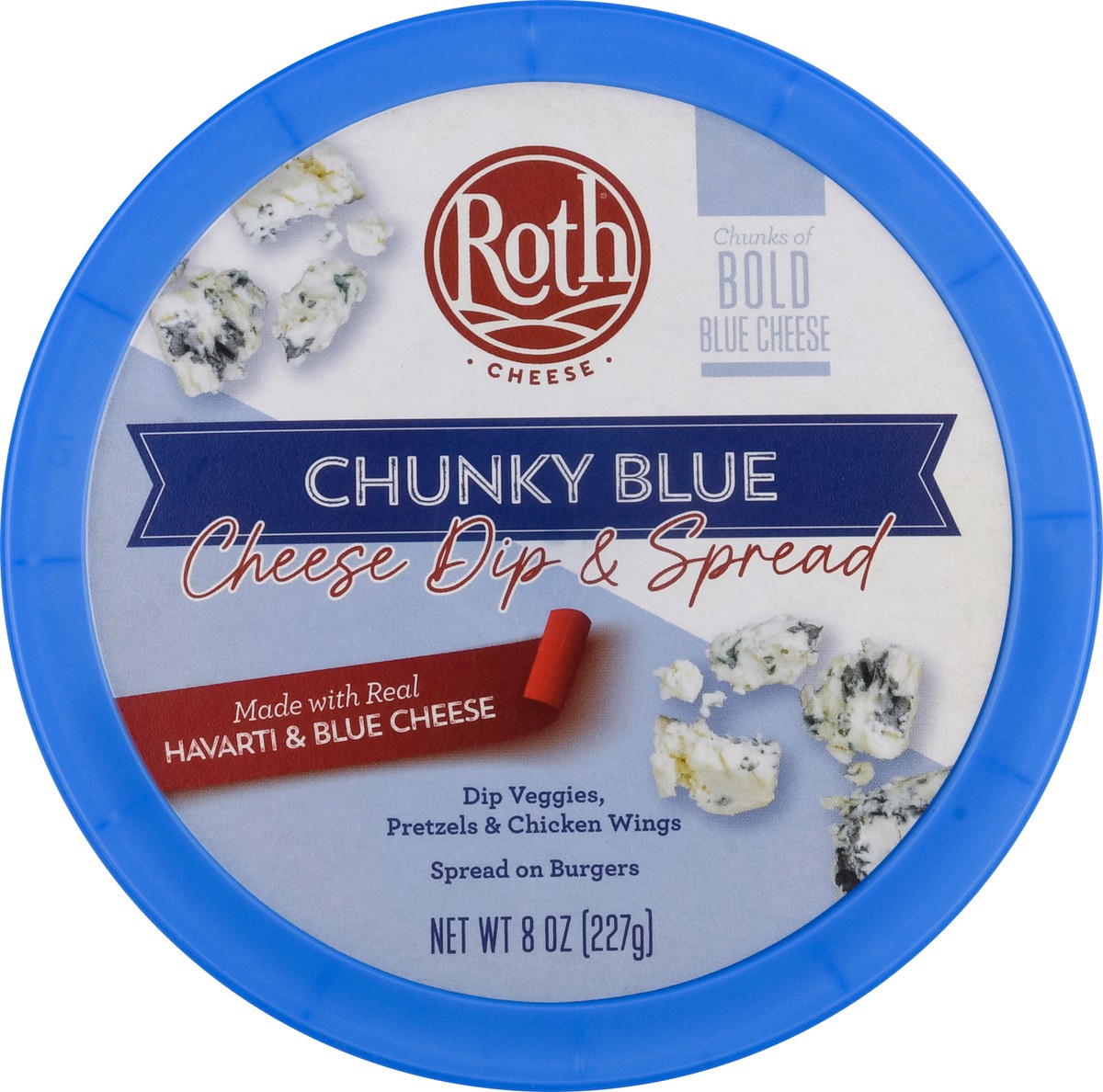 slide 3 of 16, Roth Chunky Blue Cheese Dip & Spread, 8 oz