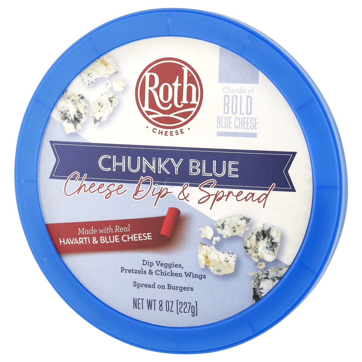 slide 4 of 16, Roth Chunky Blue Cheese Dip & Spread, 8 oz
