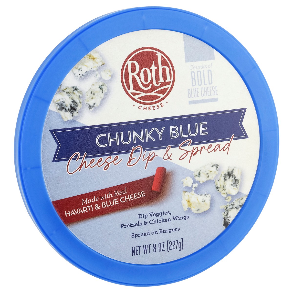 slide 10 of 16, Roth Chunky Blue Cheese Dip & Spread, 8 oz