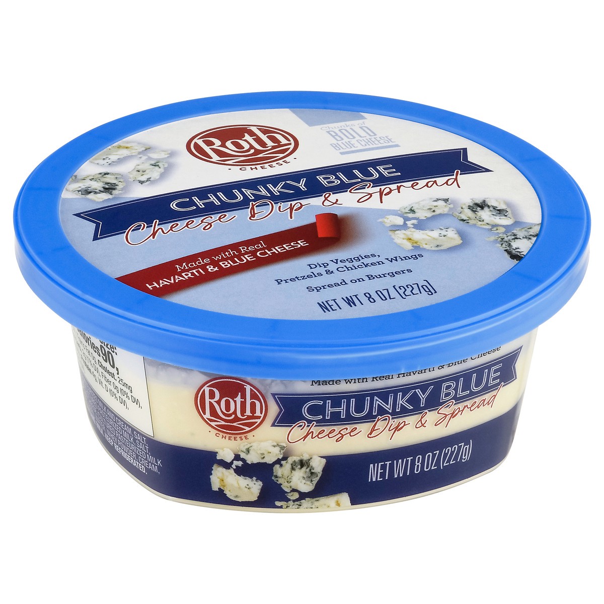 slide 6 of 16, Roth Chunky Blue Cheese Dip & Spread, 8 oz