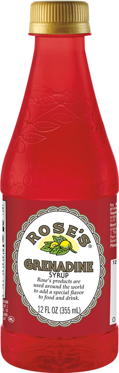 slide 5 of 7, Rose's Grenadine Syrup 12 fl oz, 12 oz