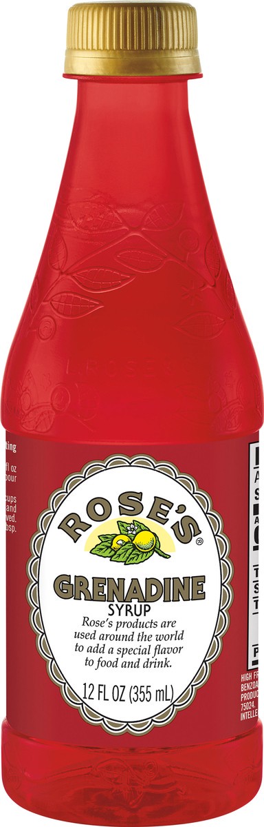 slide 2 of 7, Rose's Grenadine Syrup 12 fl oz, 12 oz