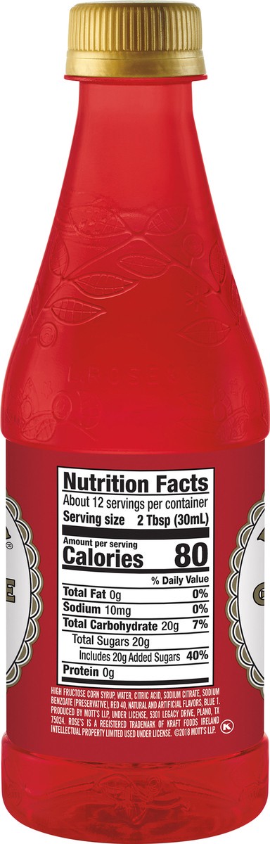 slide 7 of 7, Rose's Grenadine Syrup 12 fl oz, 12 oz