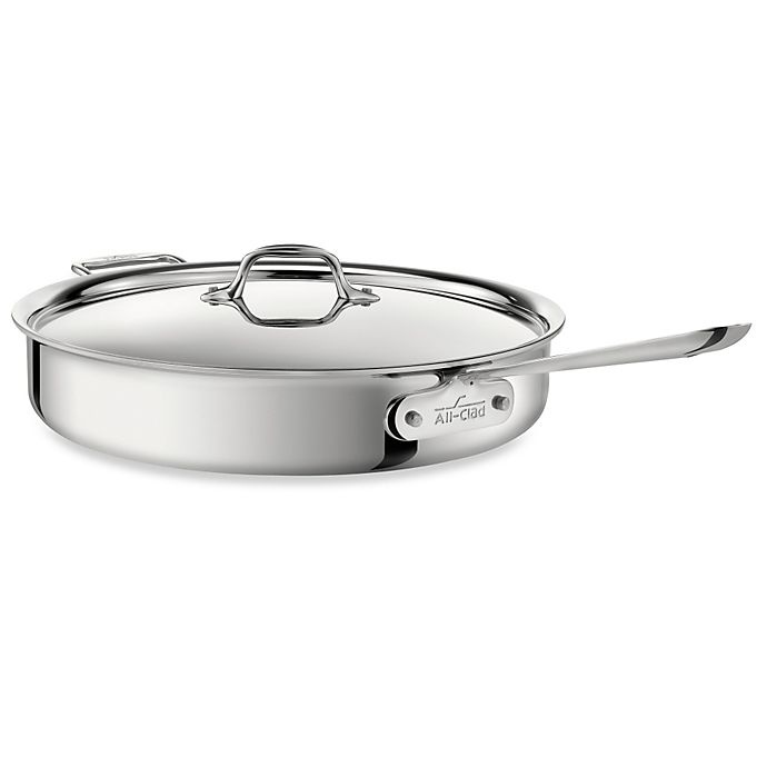 slide 1 of 1, All-Clad d3 Stainless Steel Covered Saut Pan, 1 ct