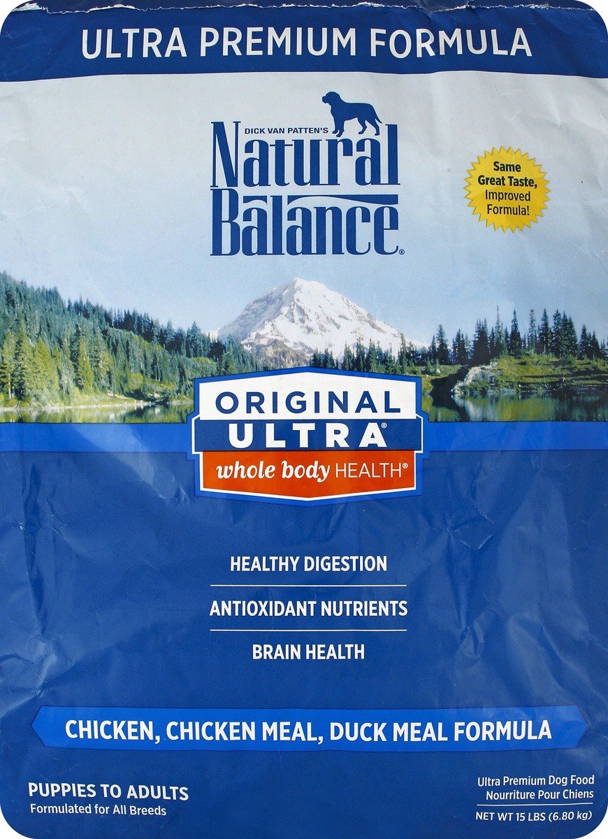 slide 2 of 6, Natural Balance Dog Food 15 lb, 15 lb