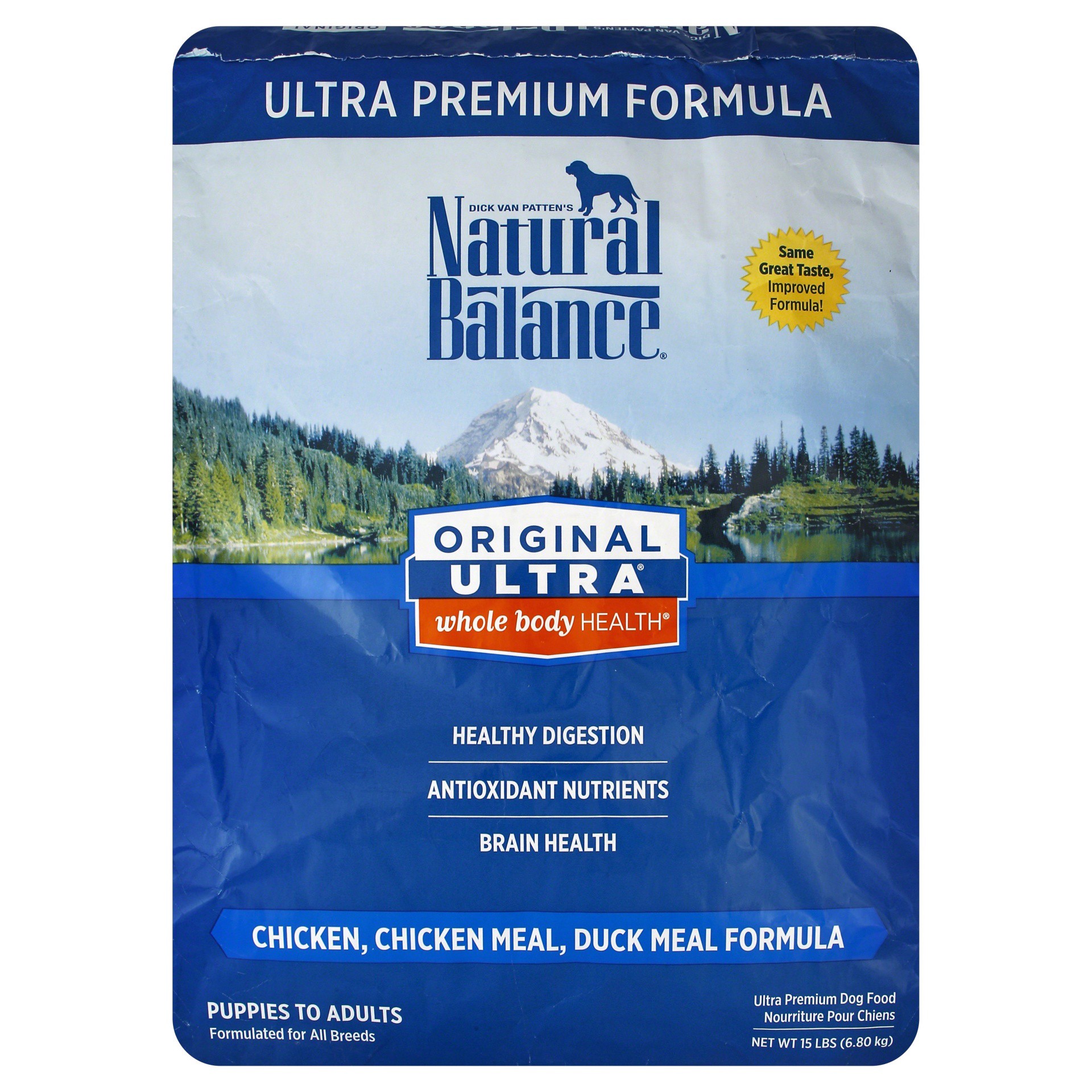 slide 1 of 6, Natural Balance Dog Food 15 lb, 15 lb