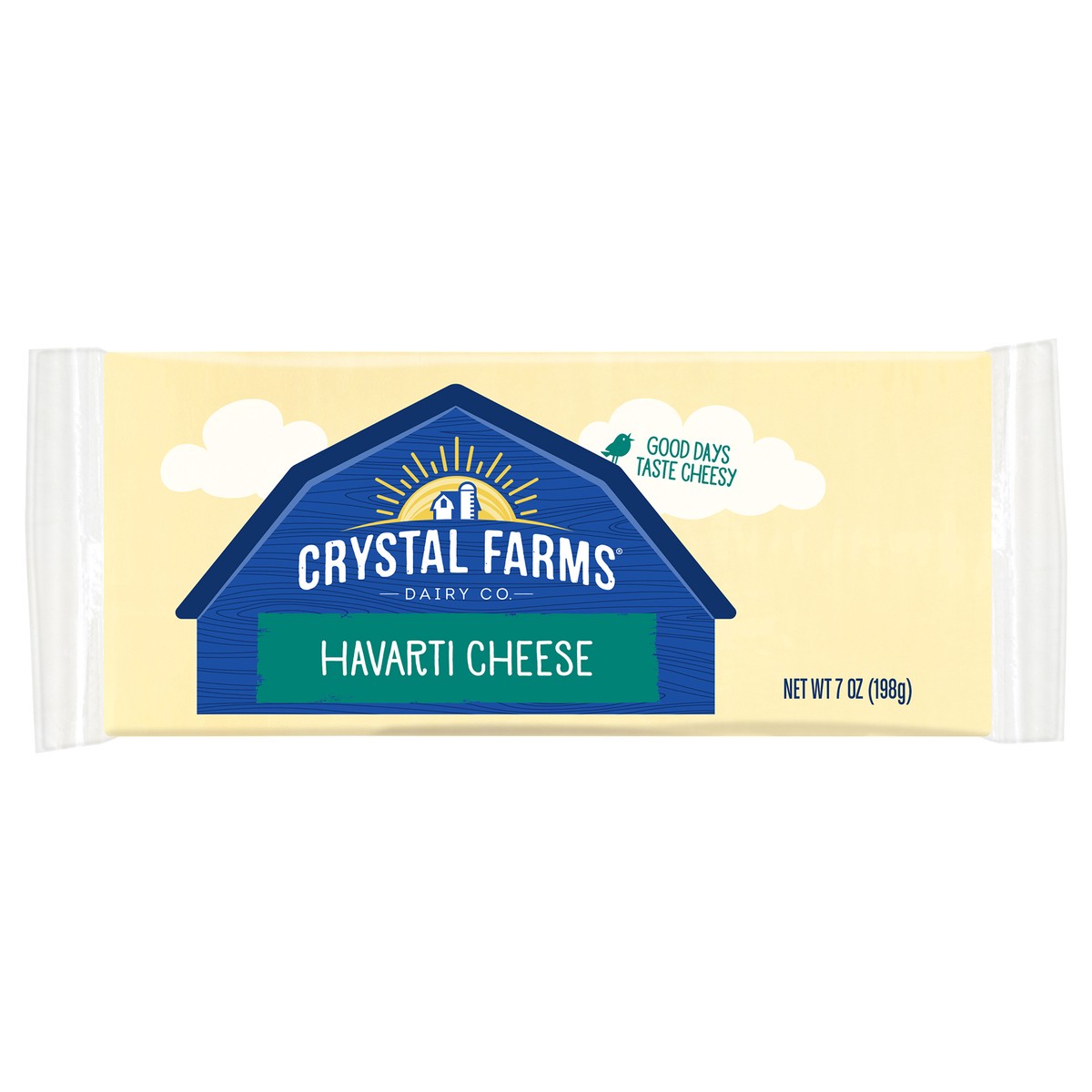 slide 2 of 8, Crystal Farms Havarti Cheese Block, 7 oz, 7 oz