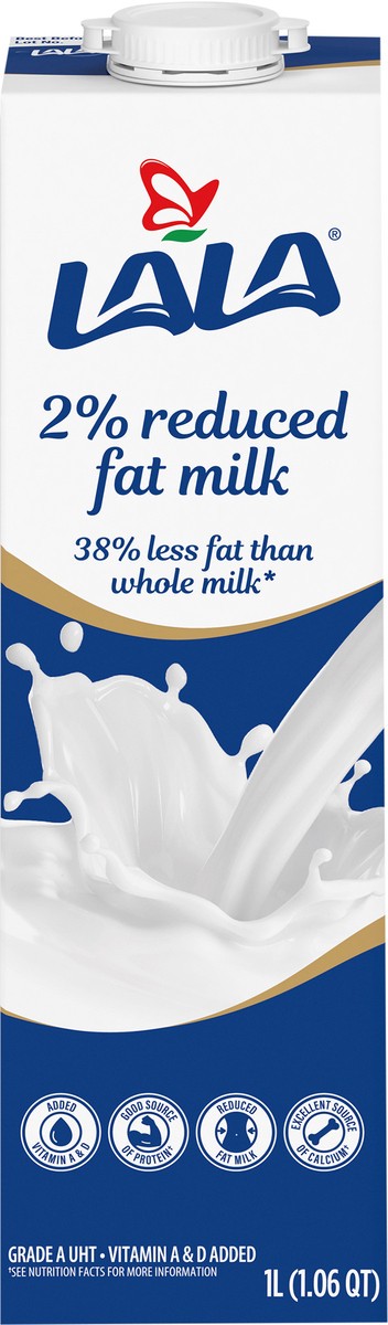 slide 5 of 11, LALA 2% Reduced Fat Milk 1.06 qt, 32 oz