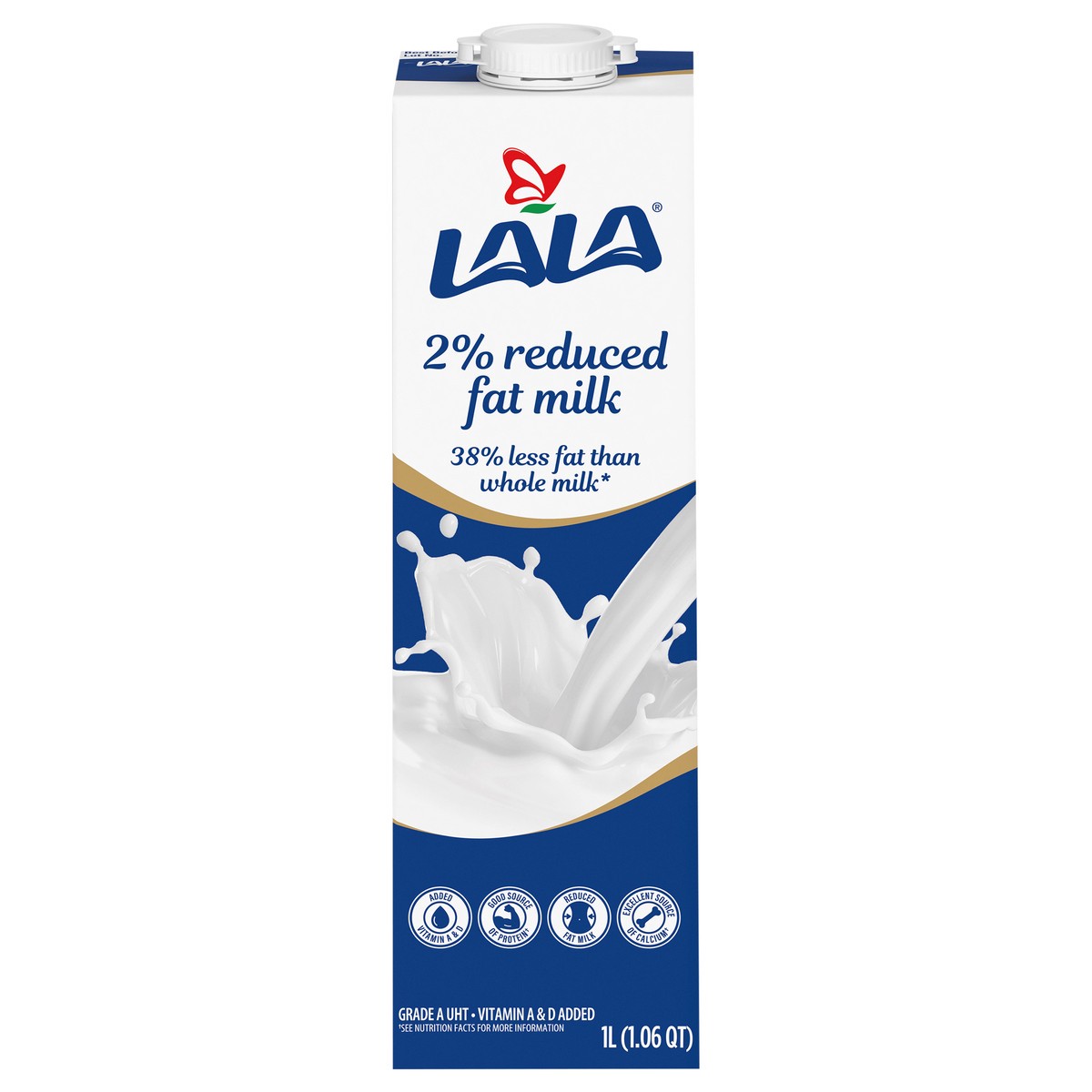 slide 4 of 11, LALA 2% Reduced Fat Milk 1.06 qt, 32 oz
