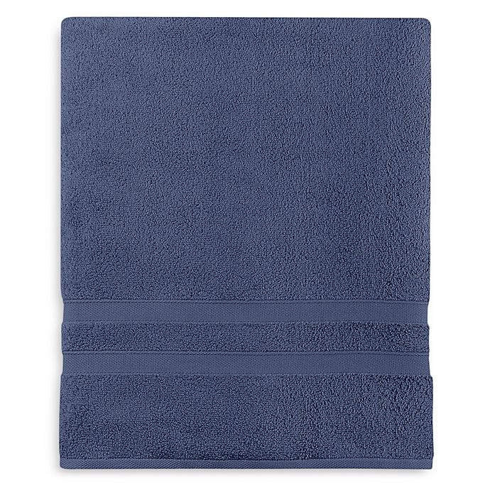 slide 1 of 3, Wamsutta Ultra Soft MICRO COTTON Bath Sheet - Denim Blue, 1 ct