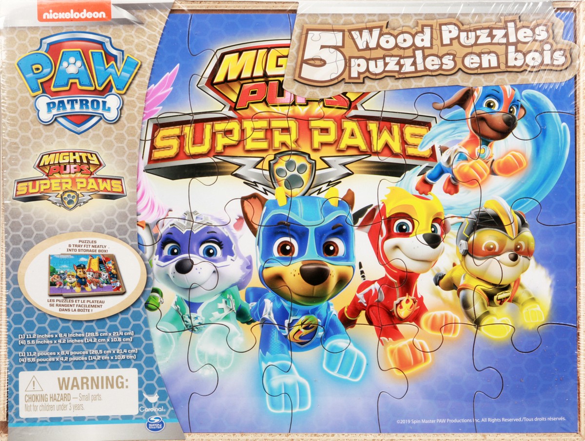 slide 6 of 9, Cardinal Paw Patrol Wood Puzzles 1 ea, 5 ct