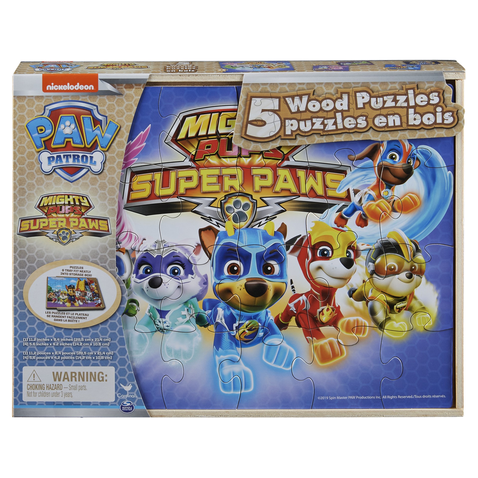 slide 1 of 9, Cardinal Paw Patrol Wood Puzzles 1 ea, 5 ct