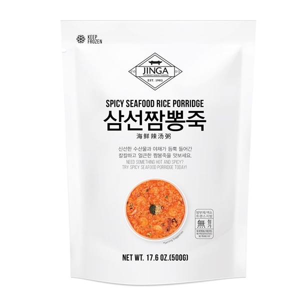 slide 1 of 1, Jinga Spicy Seafood Porridge, 17.6 oz