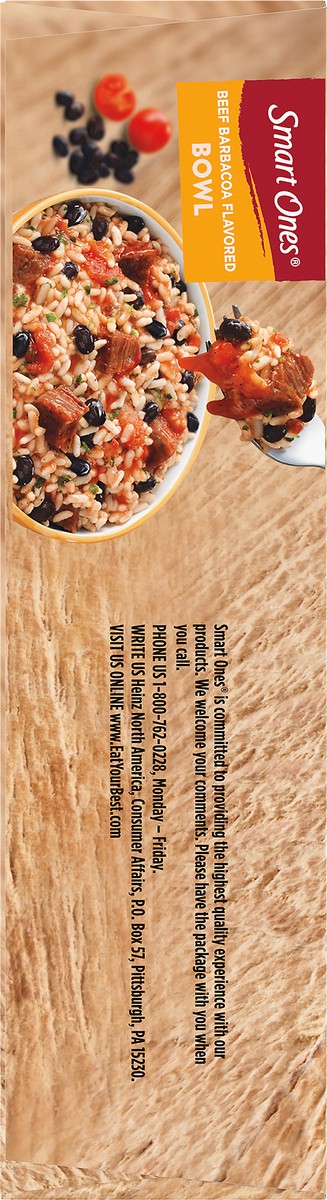 slide 9 of 10, Smart Ones Beef Barbacoa Bowl Frozen Meal, 9 oz Box, 9 oz