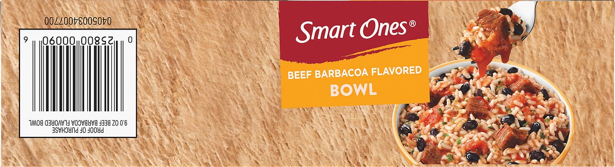 slide 2 of 10, Smart Ones Beef Barbacoa Bowl Frozen Meal, 9 oz Box, 9 oz