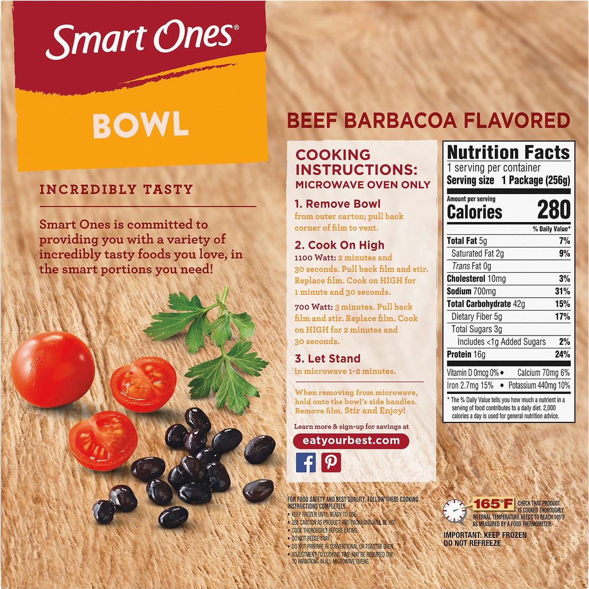 slide 3 of 10, Smart Ones Beef Barbacoa Bowl Frozen Meal, 9 oz Box, 9 oz