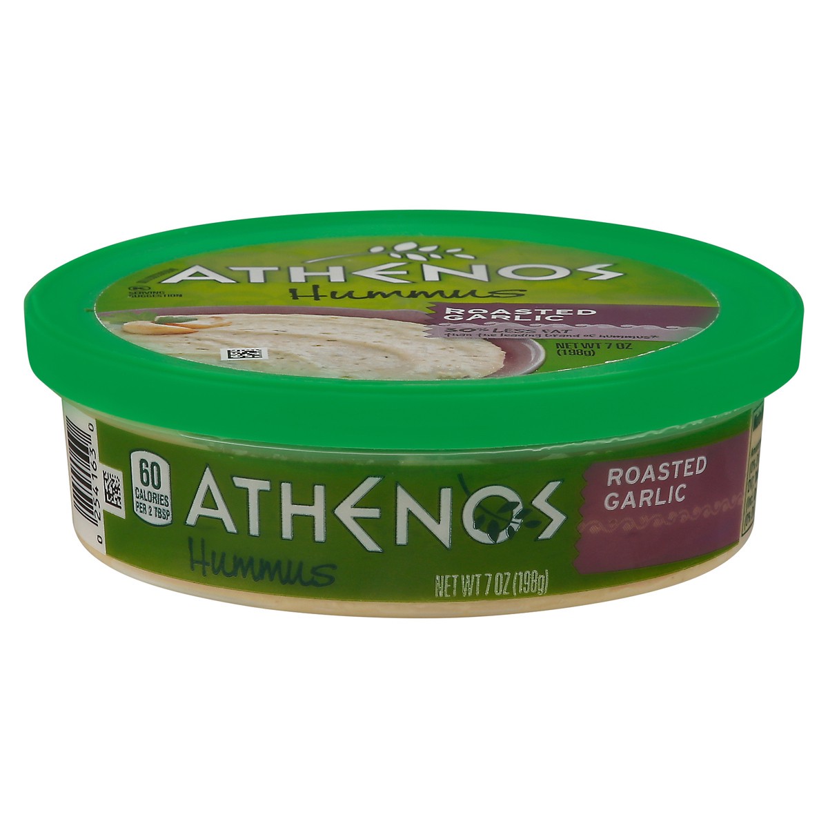 slide 6 of 11, Athenos Roasted Garlic Hummus, 7 oz Tub, 7 oz