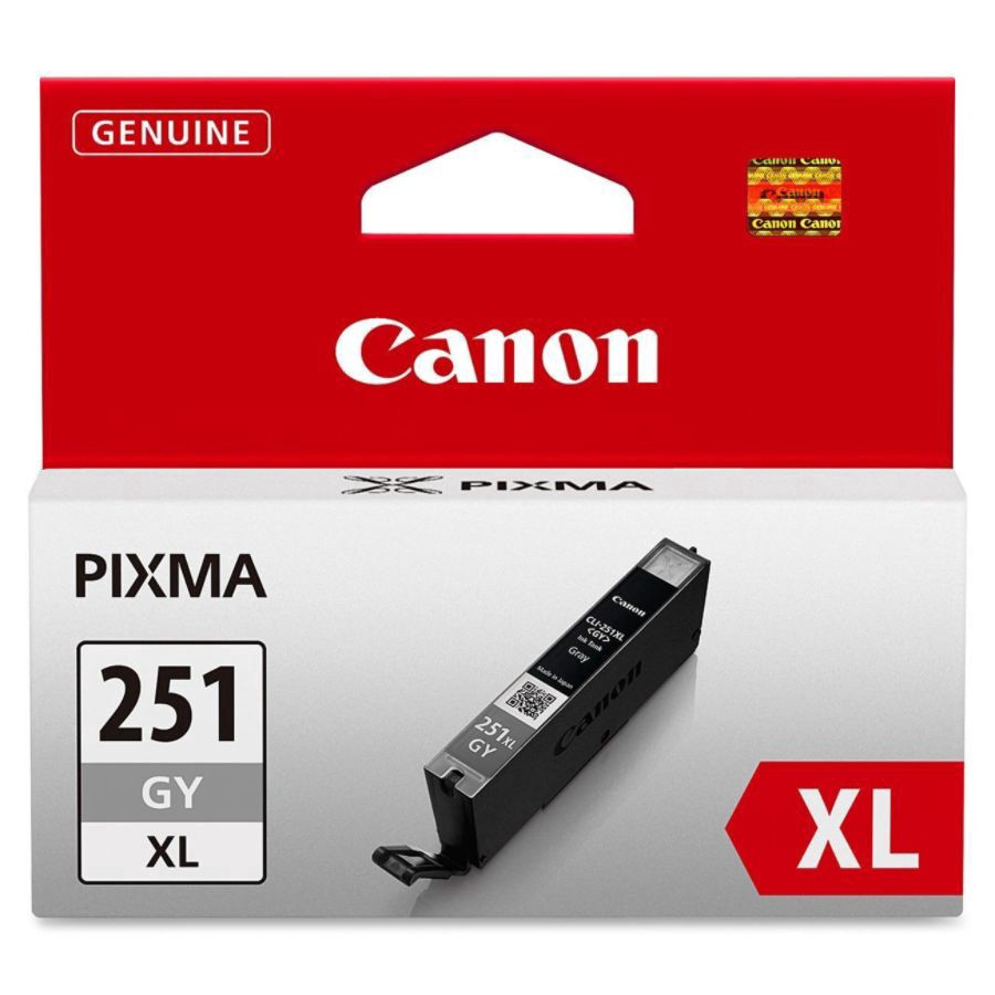 slide 3 of 3, Canon Cli-251Xl High-Yield Gray Ink Tank (Cli-251G Xl), 1 ct